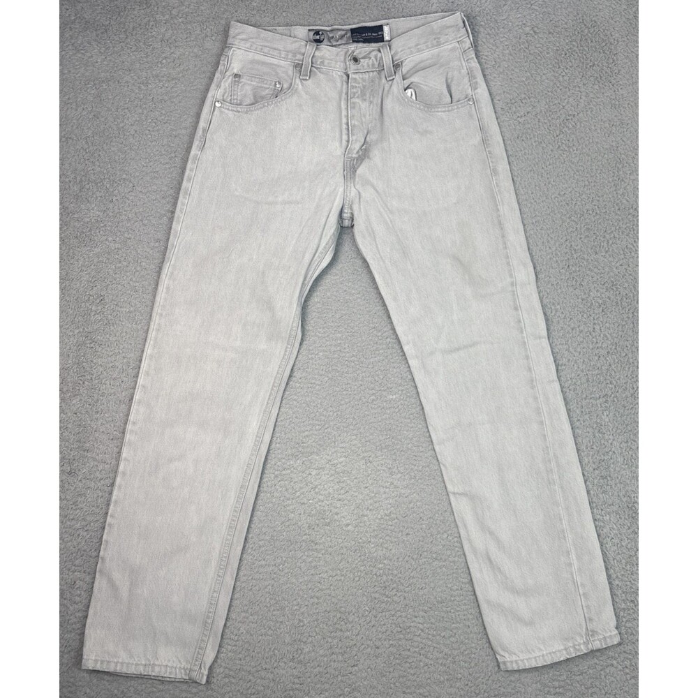 Levis Silvertab Straight Light Gray Jeans Size 29x30 Zipper Fly 5 Pockets